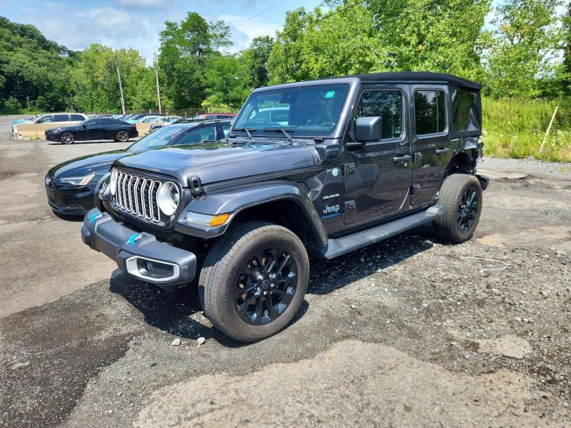 Salvage 2024 Jeep Wrangler Sahara 4xe
