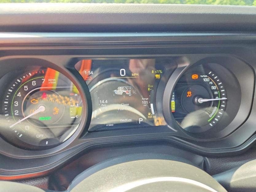 Salvage 2024 Jeep Wrangler Sahara 4xe