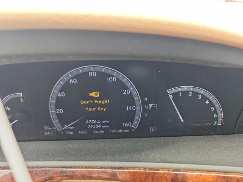 Salvage 2013 Mercedes Benz S 550 4matic