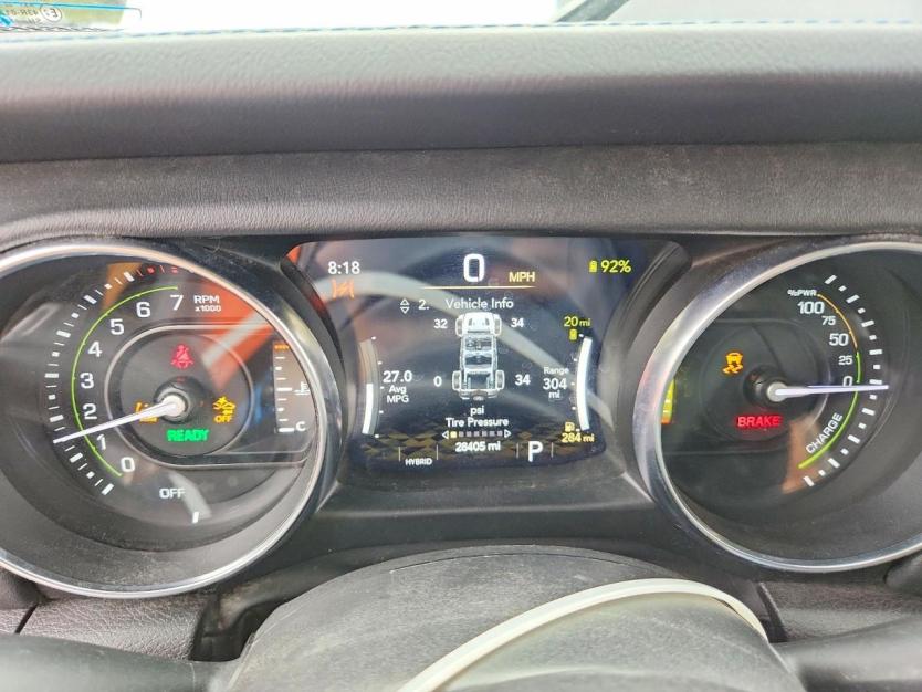 Salvage 2023 Jeep Wrangler Rubicon 4xe