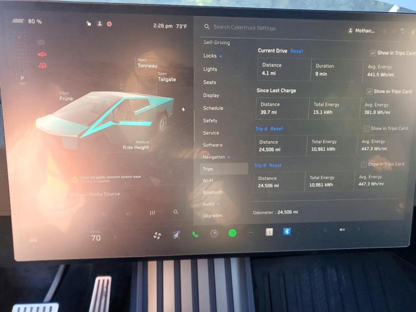 Salvage 2024 Tesla Cybertruck 