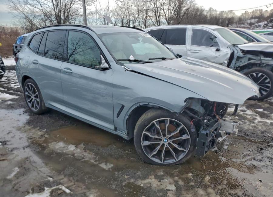 Salvage 2022 Bmw X3 M40i in Gray