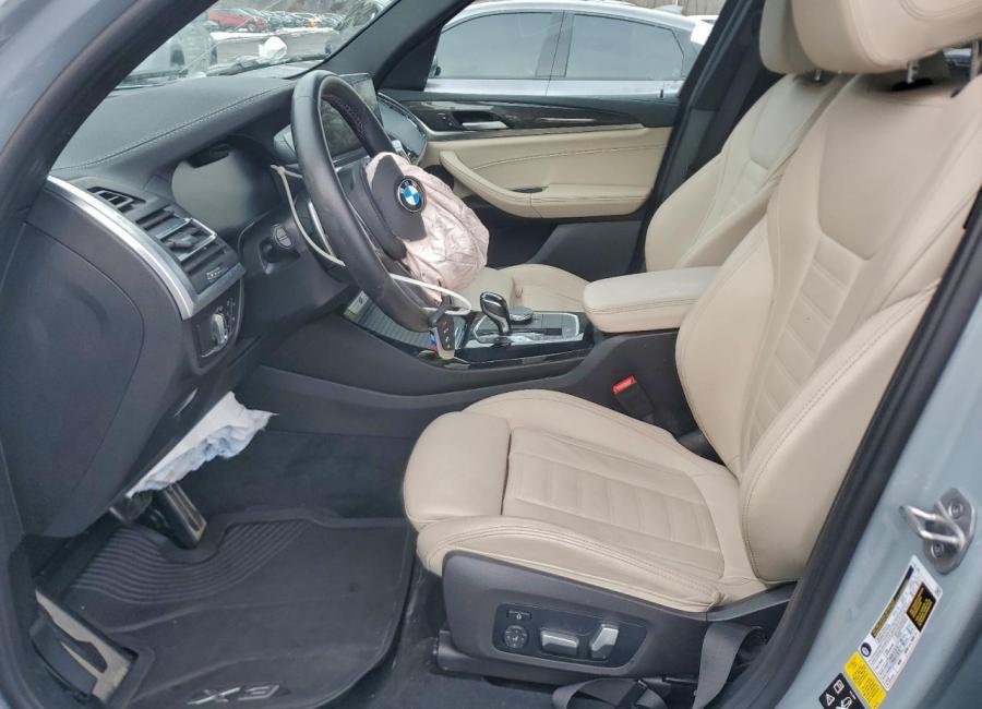 Salvage 2022 Bmw X3 M40i in Gray