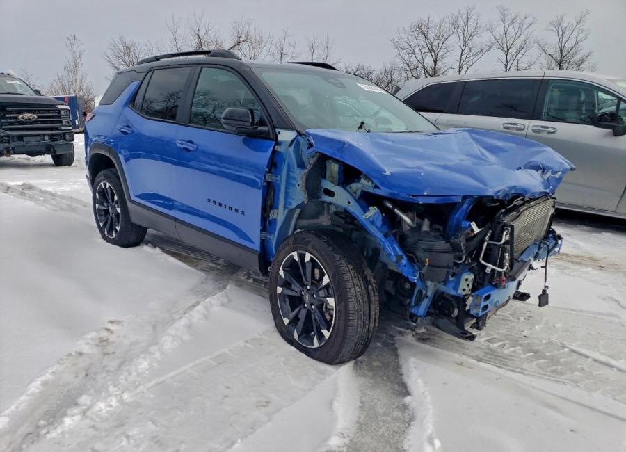 Salvage 2025 Chevrolet Equinox Rs in Blue