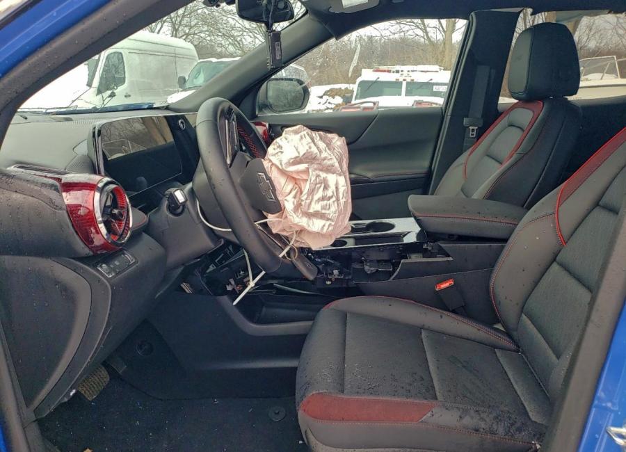 Salvage 2025 Chevrolet Equinox Rs in Blue