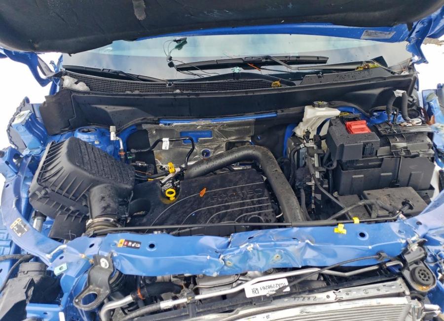 Salvage 2025 Chevrolet Equinox Rs in Blue