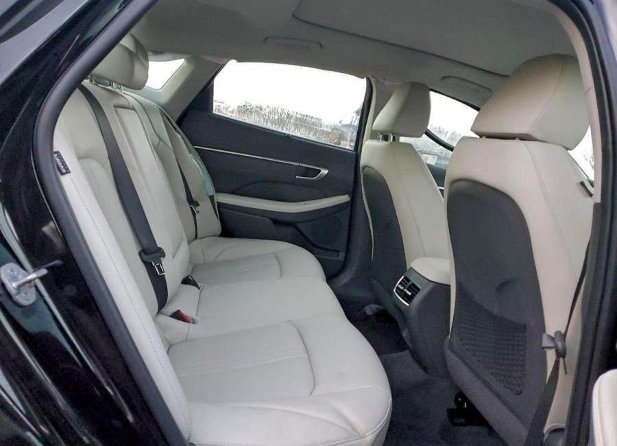 Salvage 2025 Hyundai Sonata Hybrid in Black