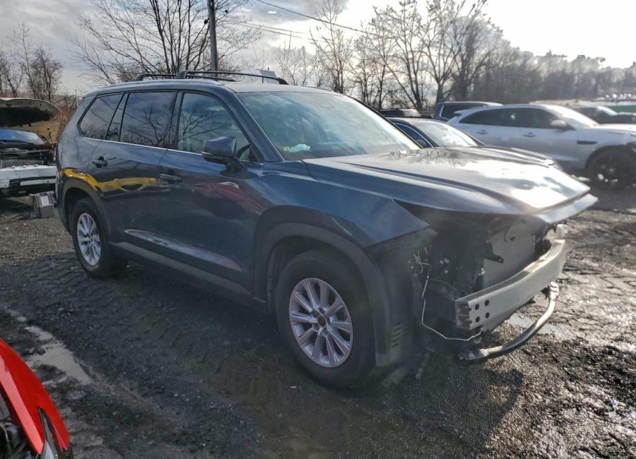 Salvage 2024 Toyota Grand Highlander Xle in Blue