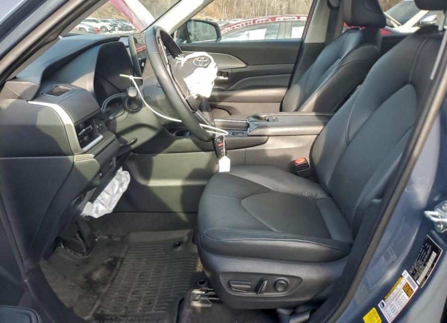 Salvage 2024 Toyota Grand Highlander Xle in Blue
