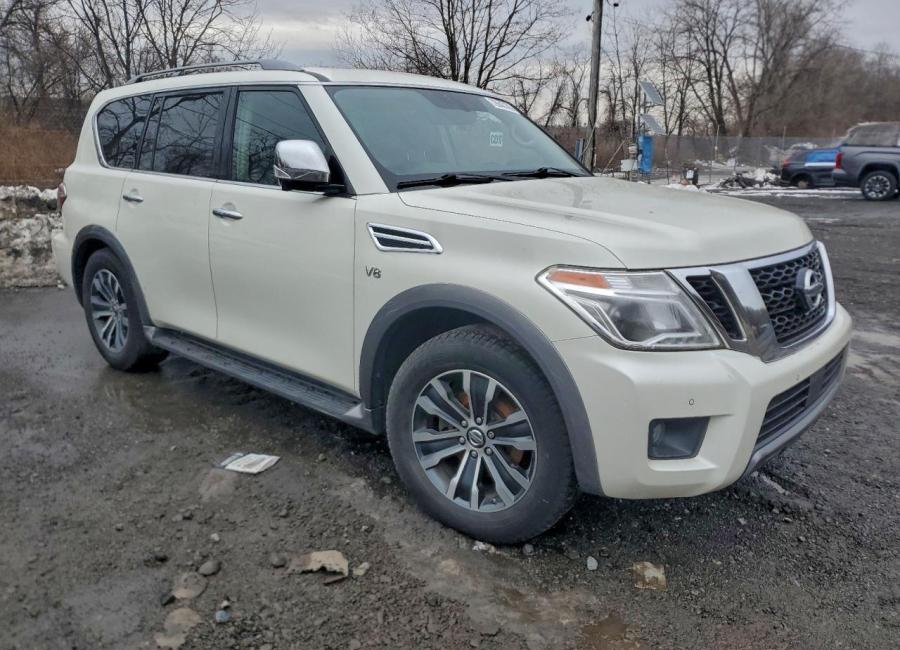 Salvage 2020 Nissan Armada  in White