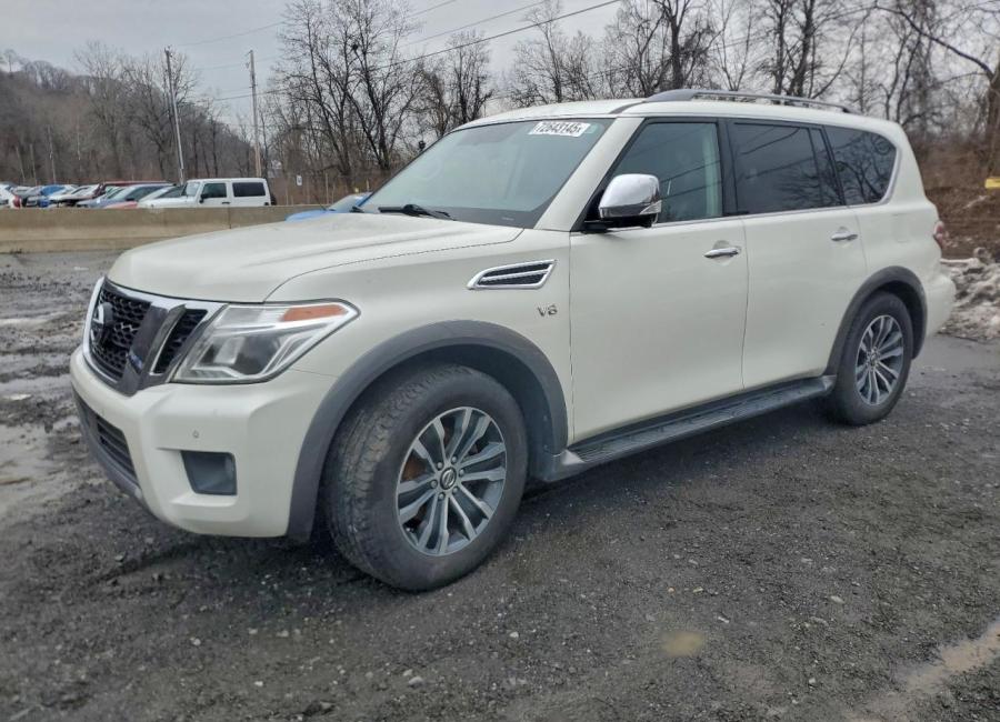 Salvage 2020 Nissan Armada  in White