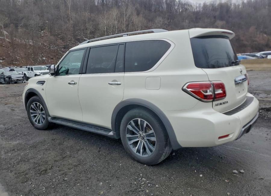 Salvage 2020 Nissan Armada  in White