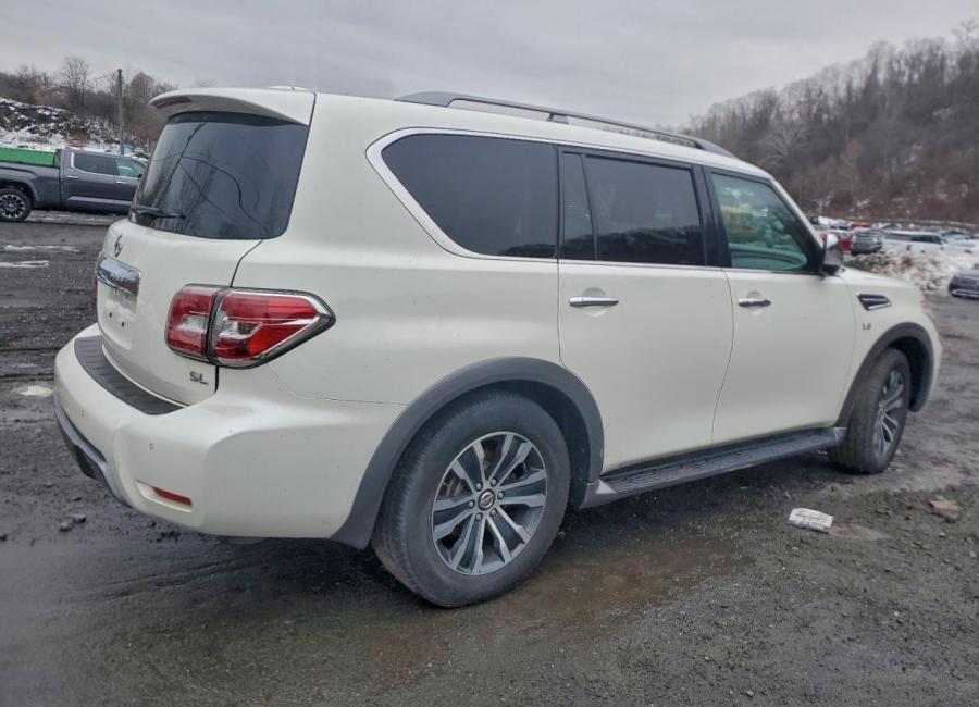 Salvage 2020 Nissan Armada  in White