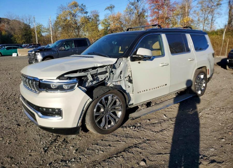 Salvage 2022 Jeep Grand Wagoneer Series Iii in White