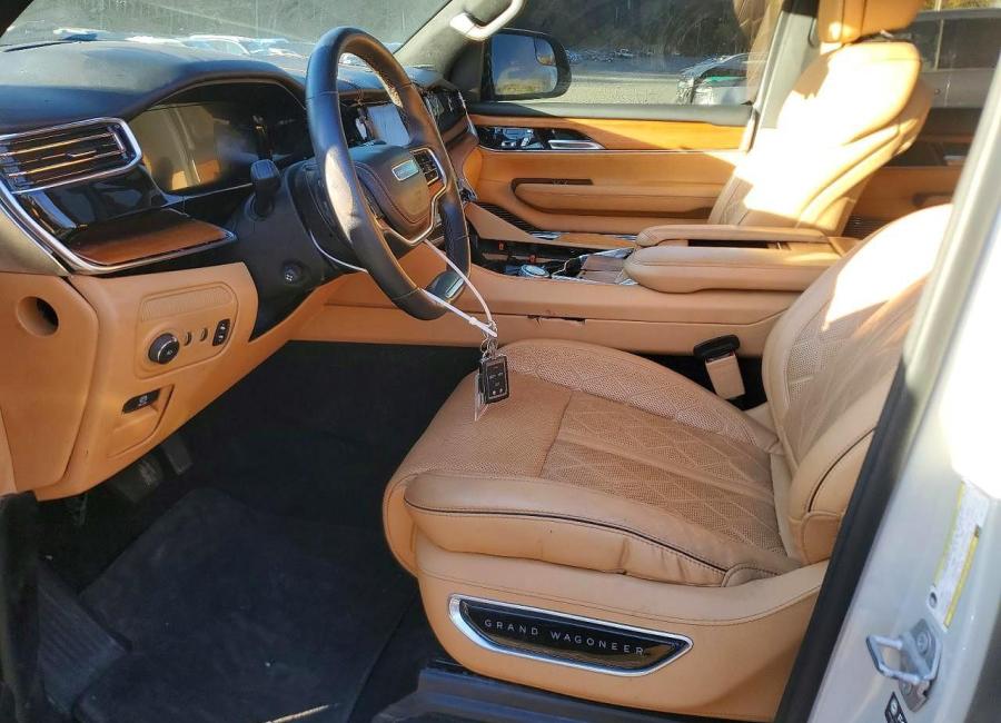 Salvage 2022 Jeep Grand Wagoneer Series Iii in White