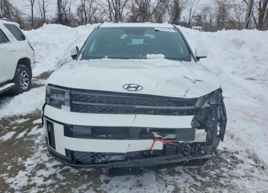 Salvage 2025 Hyundai Santa Fe Calligraphy in White