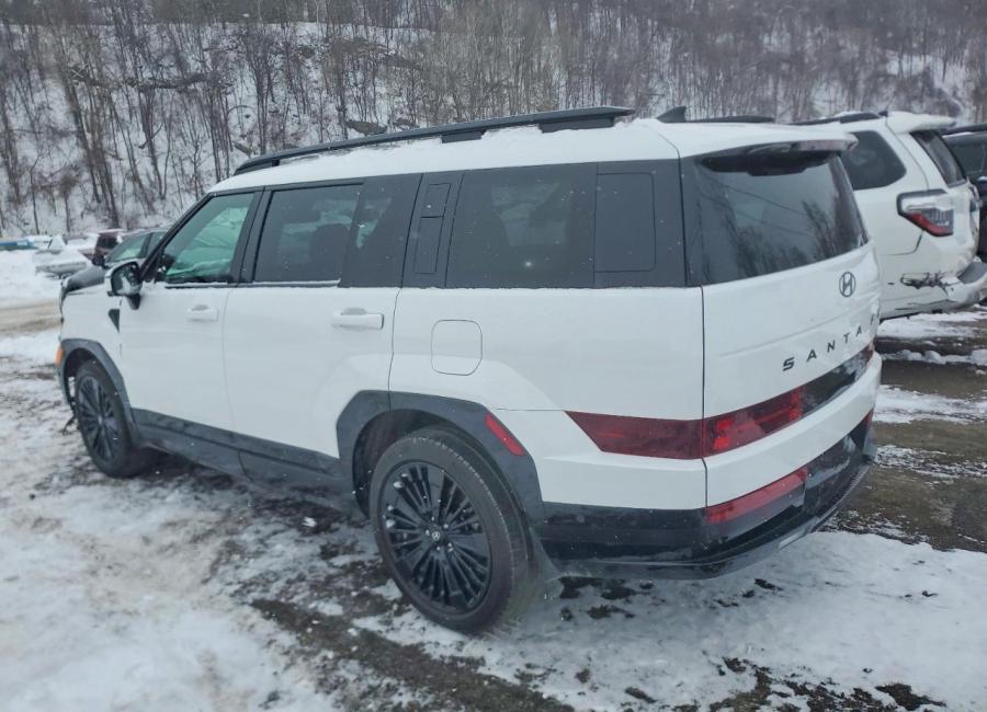 Salvage 2025 Hyundai Santa Fe Calligraphy in White