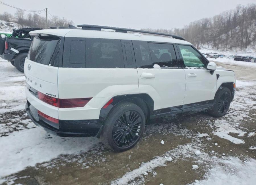 Salvage 2025 Hyundai Santa Fe Calligraphy in White