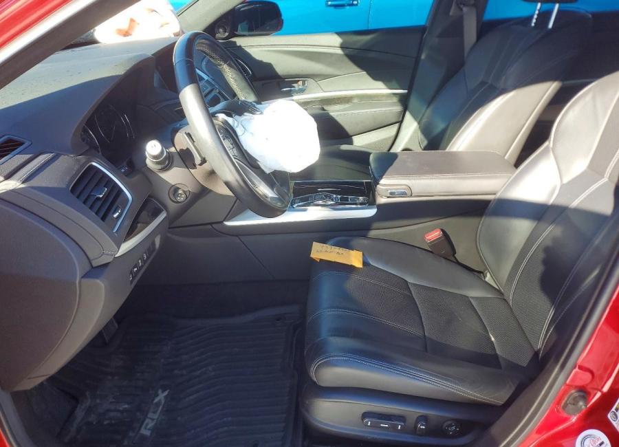 Salvage 2020 Acura Rlx Hybrid Advance in Burgundy