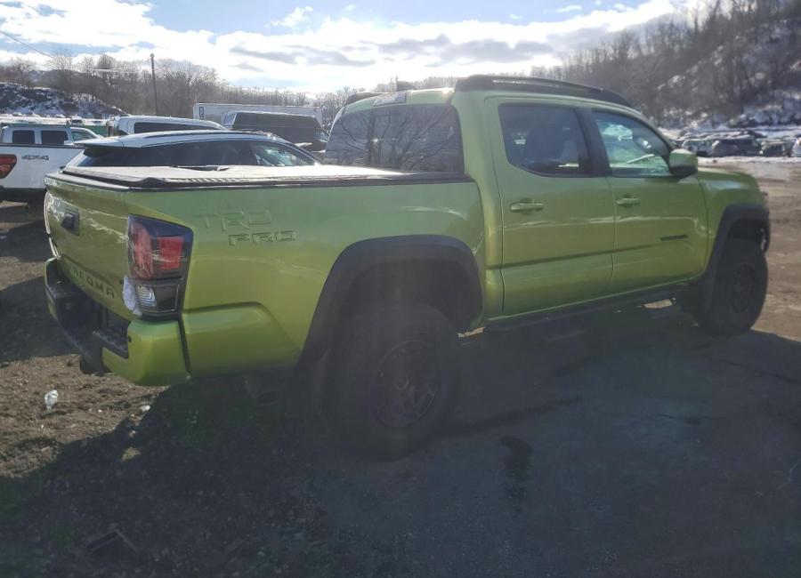 Salvage 2022 Toyota Tacoma Trd Pro in Green