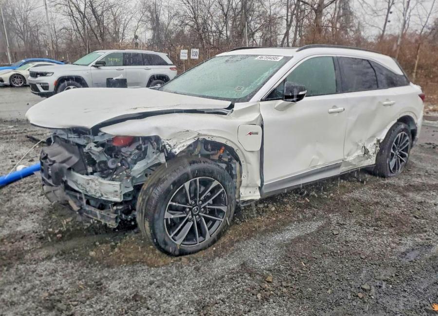 Salvage 2024 Acura Zdx A-spec in White