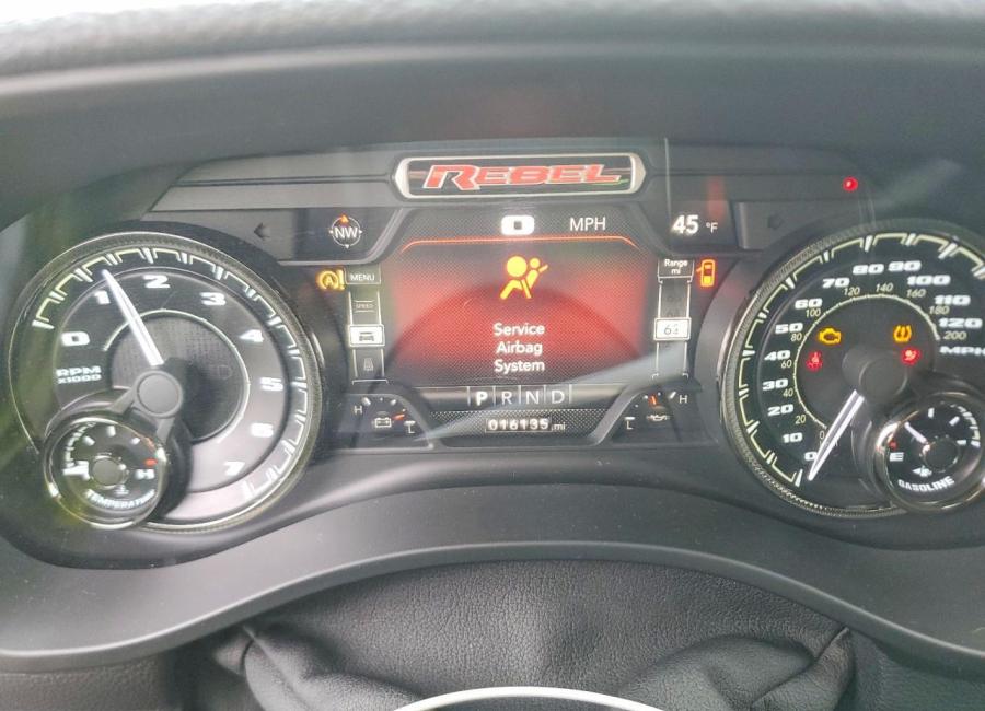 Salvage 2021 Ram 1500 Rebel in Black