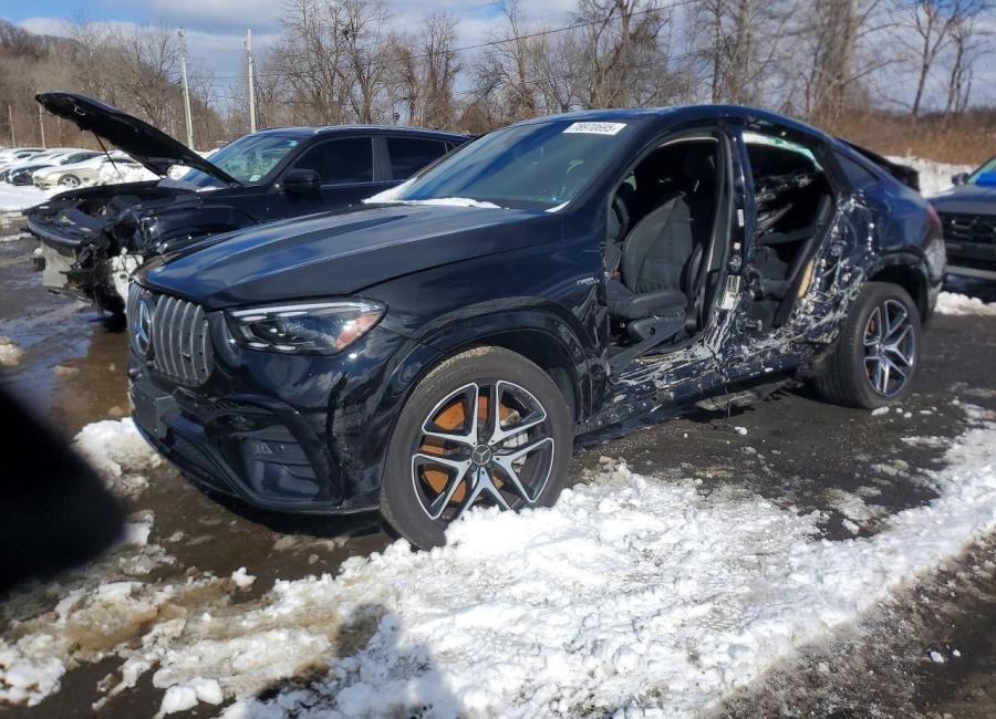Salvage 2025 Mercedes-benz Gle Coupe Amg 53 4matic in Black