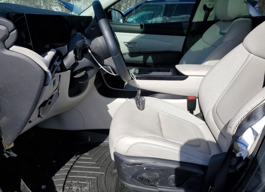 Salvage 2025 Hyundai Tucson Hybrid Limited in Gray