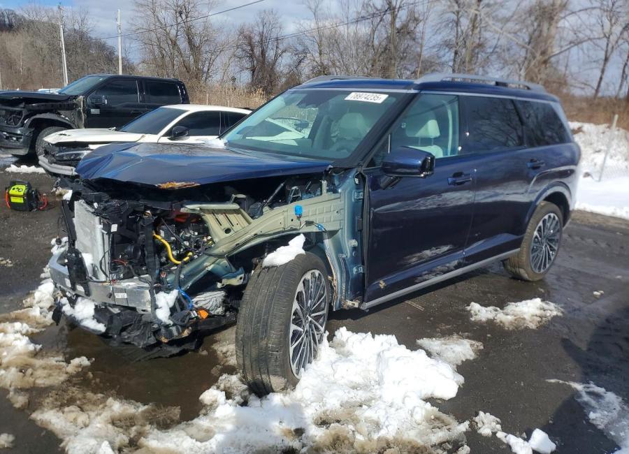 Salvage 2026 Hyundai Palisade Hybrid Calligraphy in Blue