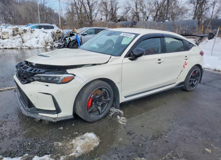 Salvage 2025 Honda Civic Type-r in White