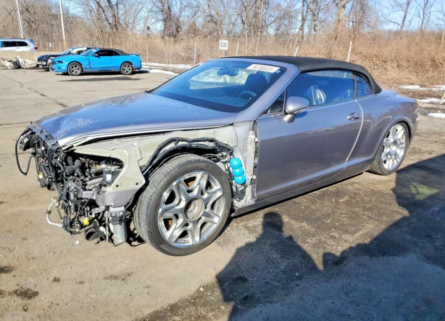 Salvage 2009 Bentley Continental Gtc in Gray