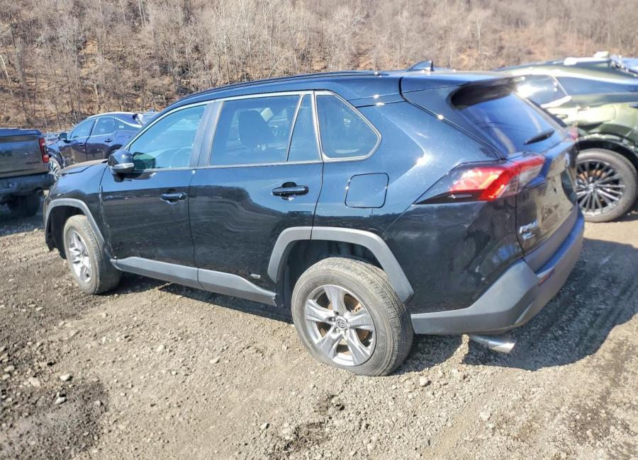 Salvage 2024 Toyota Rav4 Hybrid Le in Black