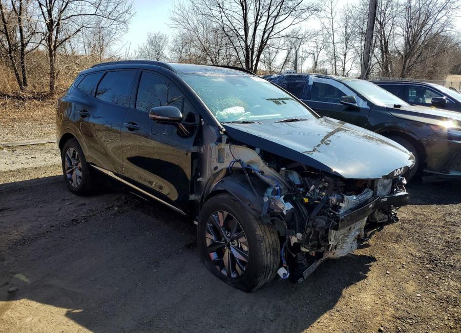 Salvage 2025 Kia Sportage Hybrid Sx-prestige in Black