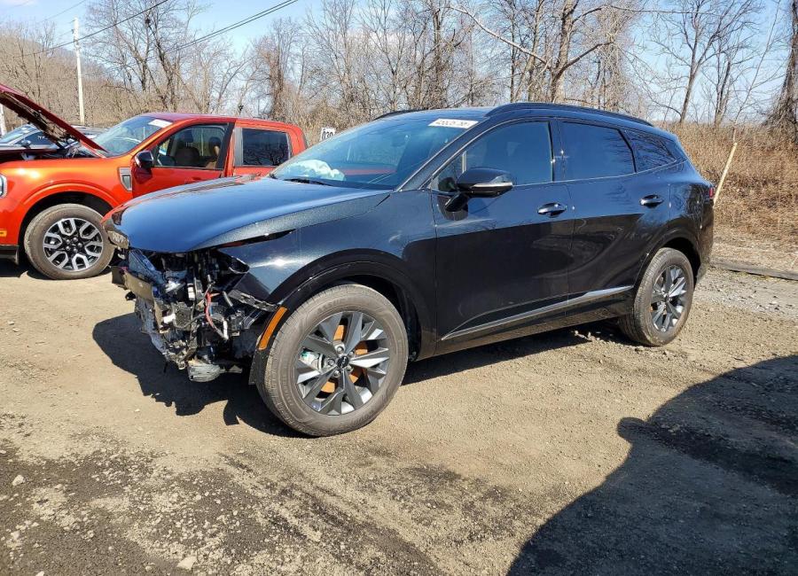 Salvage 2025 Kia Sportage Hybrid Sx-prestige in Black