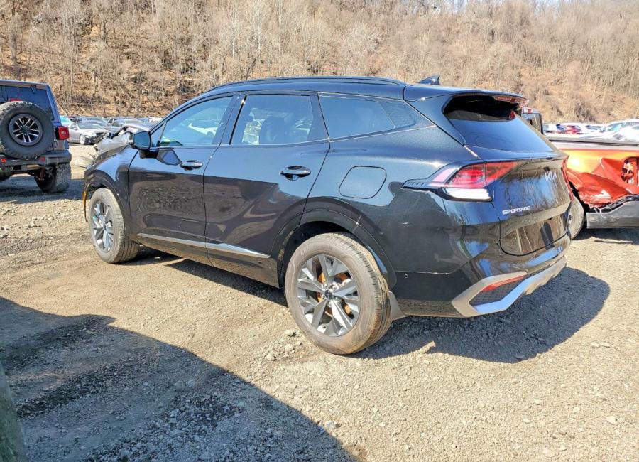 Salvage 2025 Kia Sportage Hybrid Sx-prestige in Black