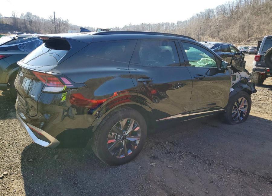 Salvage 2025 Kia Sportage Hybrid Sx-prestige in Black
