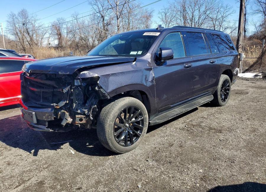 Salvage 2022 Cadillac Escalade Esv Sport in Purple