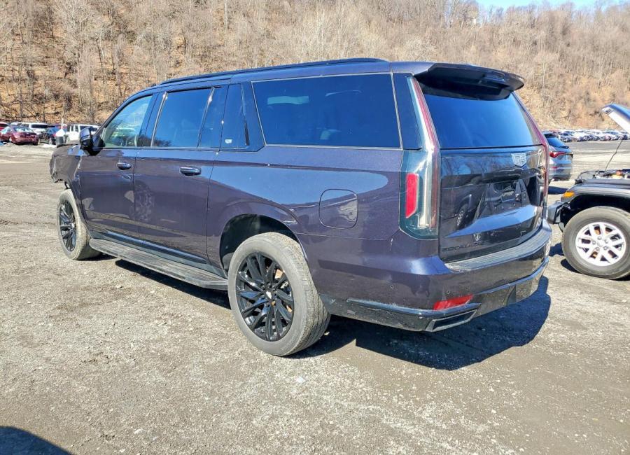 Salvage 2022 Cadillac Escalade Esv Sport in Purple
