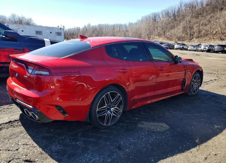 Salvage 2023 Kia Stinger Gt2 in Red