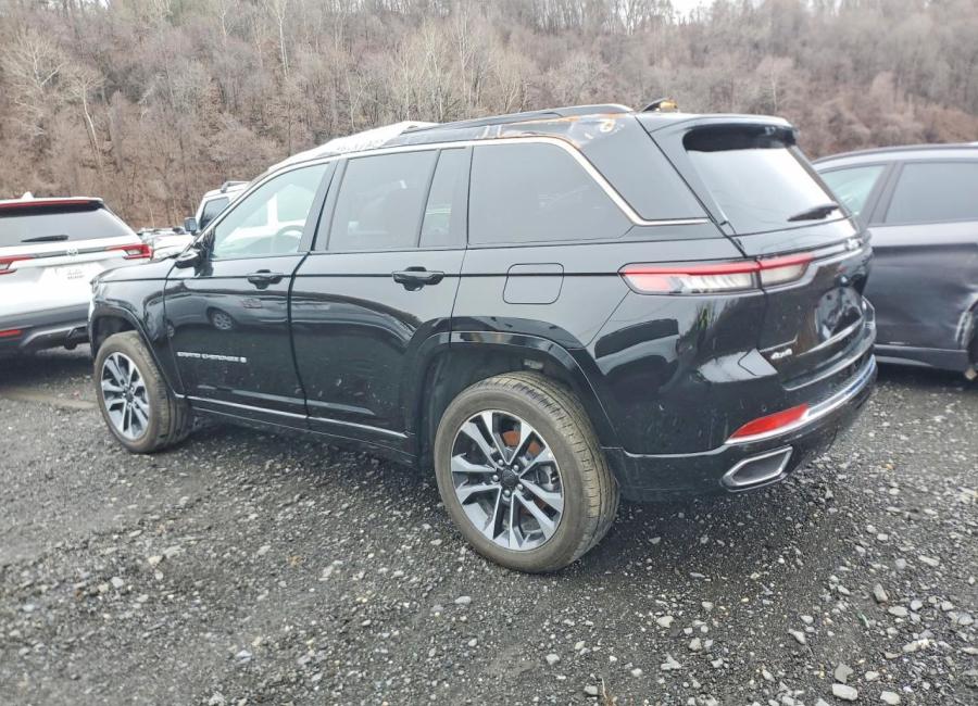 Salvage 2025 Jeep Grand Cherokee Overland in Black