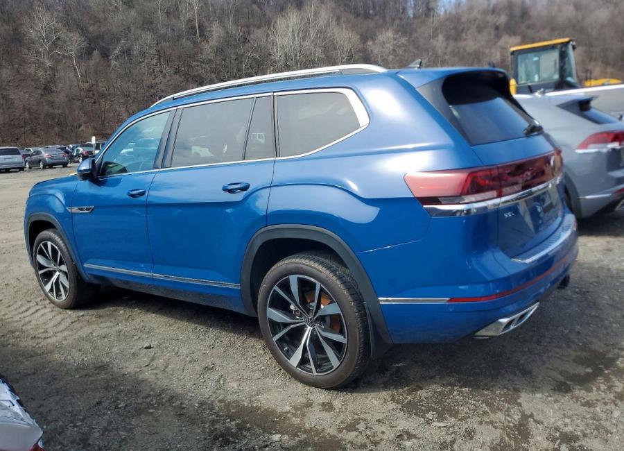 Salvage 2025 Volkswagen Atlas Sel Premium R-line in Blue