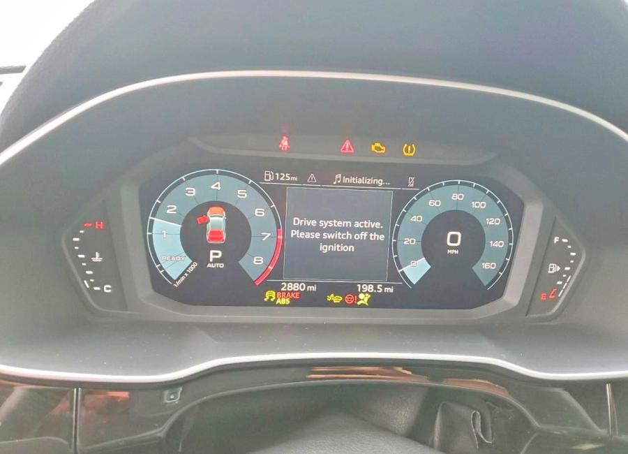 Salvage 2025 Audi Q3 Premium S Line 45 in Blue