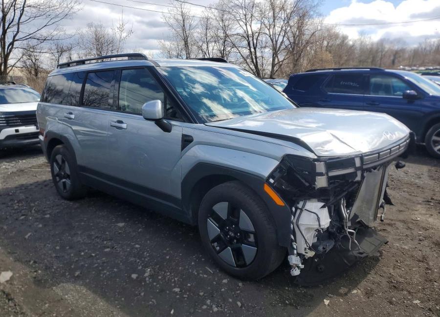Salvage 2024 Hyundai Santa Fe Hybrid Sel in Gray