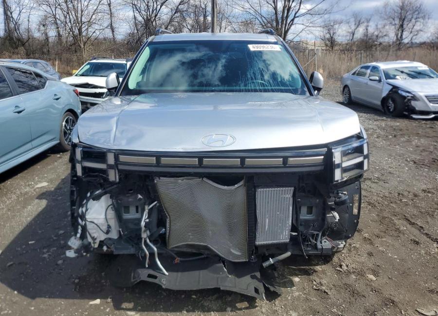 Salvage 2024 Hyundai Santa Fe Hybrid Sel in Gray