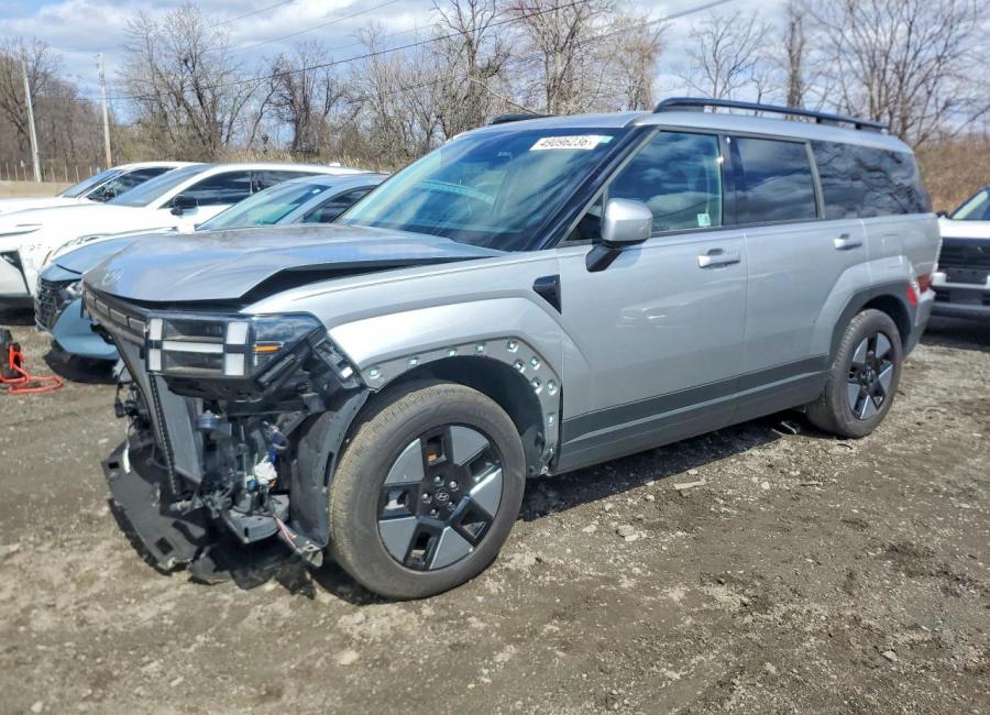 Salvage 2024 Hyundai Santa Fe Hybrid Sel in Gray