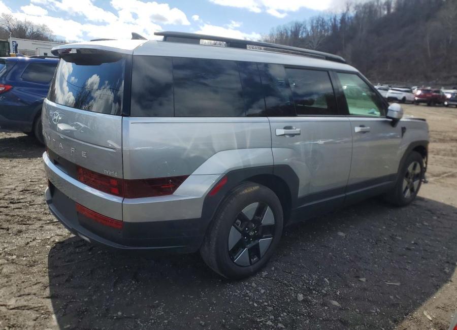 Salvage 2024 Hyundai Santa Fe Hybrid Sel in Gray