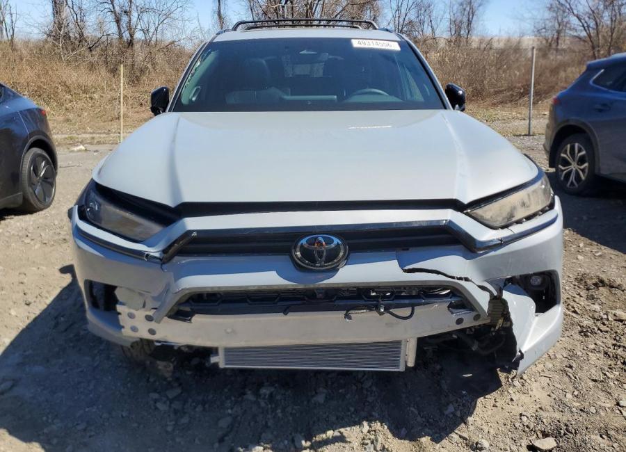 Salvage 2025 Toyota Grand Highlander Hybrid Nightshade in Gray