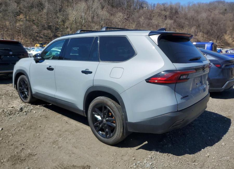 Salvage 2025 Toyota Grand Highlander Hybrid Nightshade in Gray