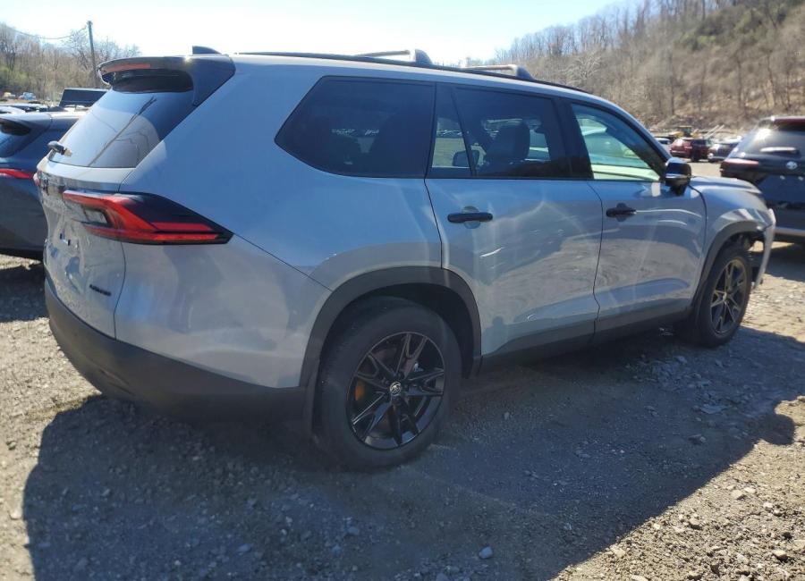 Salvage 2025 Toyota Grand Highlander Hybrid Nightshade in Gray