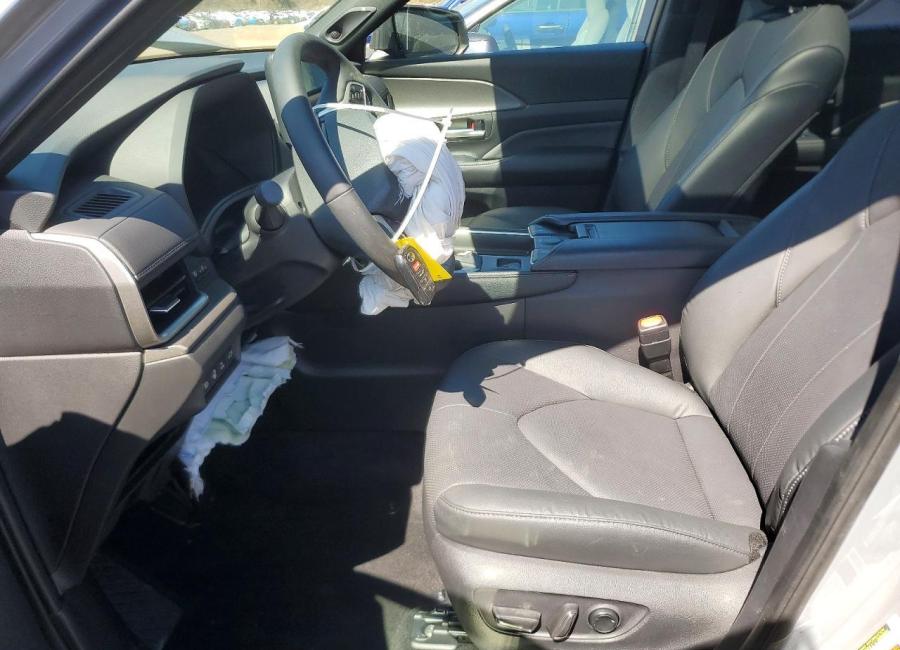 Salvage 2025 Toyota Grand Highlander Hybrid Nightshade in Gray